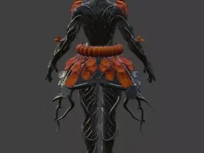 Dark Forest Fairy Figurine for 3D Printing 3D print model