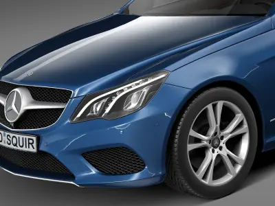 Mercedes-Benz E-Class Coupe 2015 3D model