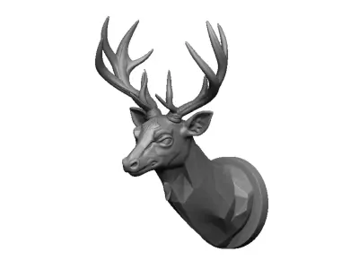 deer head 3D print model