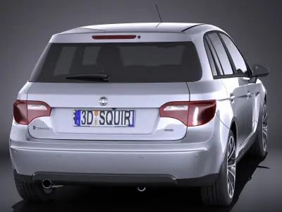 Generic Average Hatchback 2015 VRAY 3D model