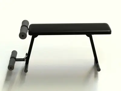 Weight Bench 3D model