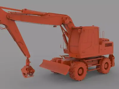 Liebherr A900C 3D print model