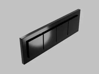 Eight Module Plate Design 3D print model