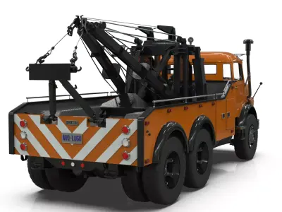 Mercedes-Benz 2624 Wrecker Truck 3D model
