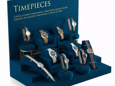 Luxury-Watch-Display-3d model 3D model