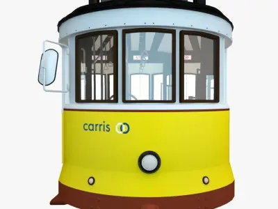 LISBON TRAM 3D model