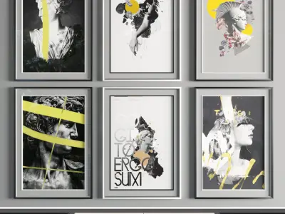 pak Art Frame 01 3D Model Collection