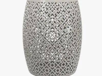 Zentique lorin garden stool 3D model