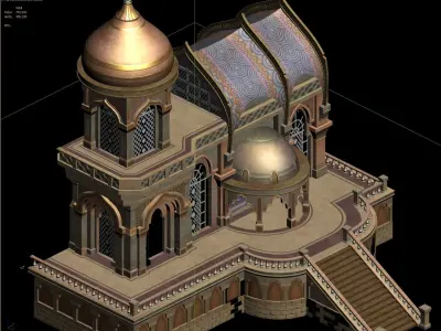 castle build 3D model get