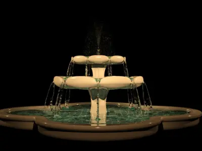 Water Fountain 3D model