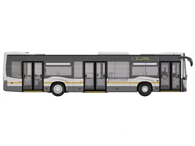 NefAZ-5299-40 Moscow region coloring 3D model