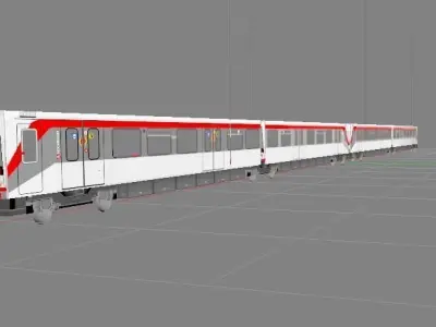 Bombardier DT4 - Hochbahn Hamburg 3D model