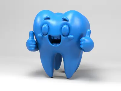Funny tooth 3D print model