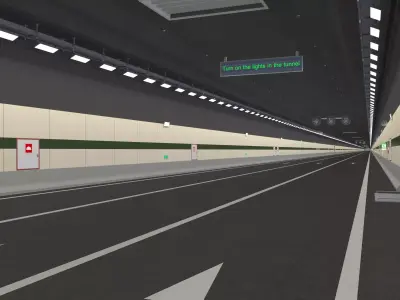 Tunnel Highway 3D model
