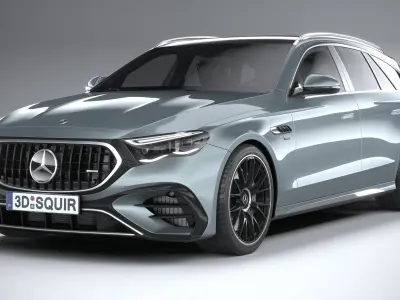 Mercedes-Benz E53 AMG Hybrid Estate 2025 3D model