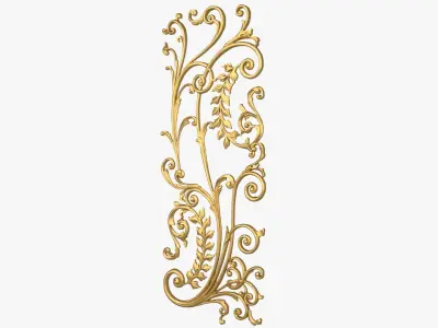 Classic decor ornament 255 3D model