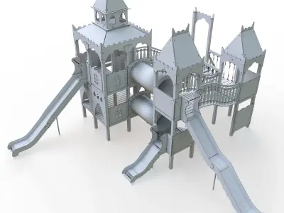 Childrens slide 3D model purchase