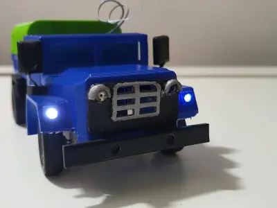 Small 3D Printed Truck  3D print model