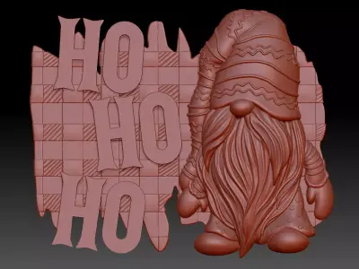  Gnome ho ho ho  3D print model