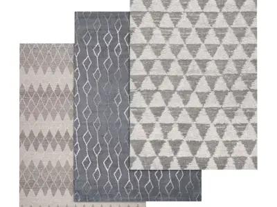 Rug Set 1330 3D model