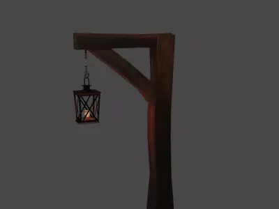 Lamp Old Street Free 3D model