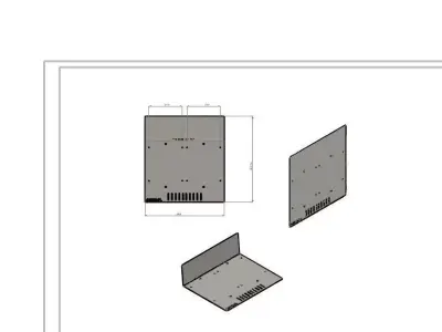 The design with stainless steel for outdoor installation pl 3D model