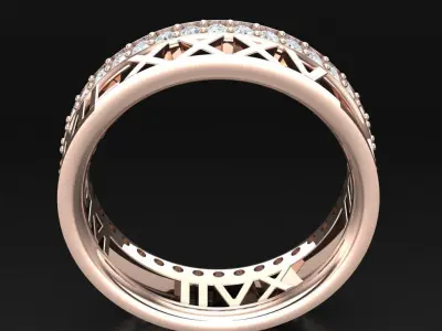 Luxury Men Rings Designs 5MR023 3D print model