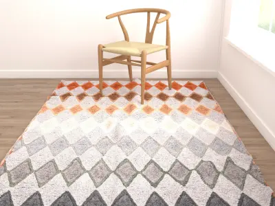 Rugs No 475 Low-poly 3D model