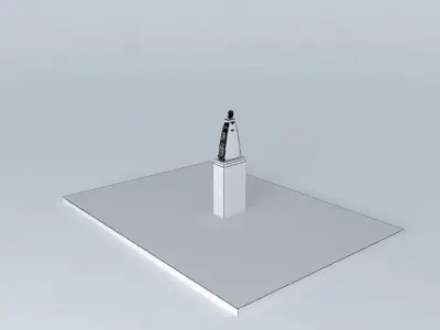 STATUE OF DR FELIX RODRIGUEZ OF THE SOURCE IN SANTA POLA Free 3D model