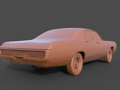 Dodge Polara 3D print model
