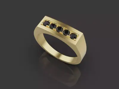 Men Rings 0063 3D print model