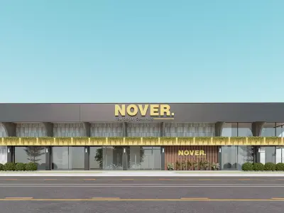 Kitchen Showroom Facade and Interior 3D model