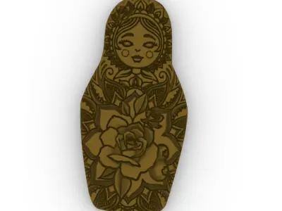 Pendant Babuska AND ONE OTHER 3D model