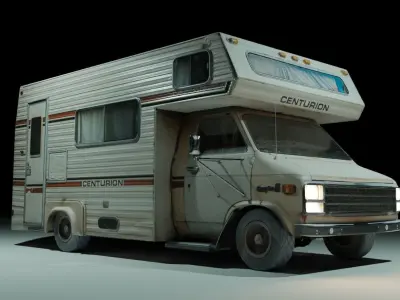 Camper RV Motorhome 3D model