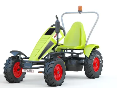 Pedal Car BERG Claas BFR 3D model