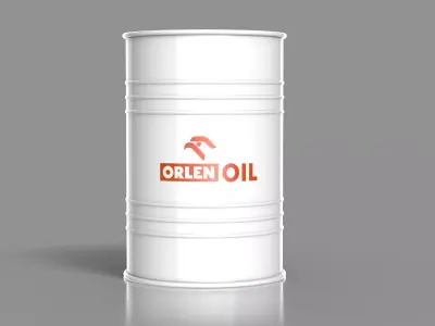 Realistic Orlen Oil Barrel 3D Model Low-poly 3D model