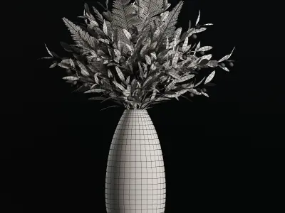 Plants Bouquet 3D model