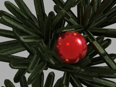 3D Simple Christmas Wrath 3D model
