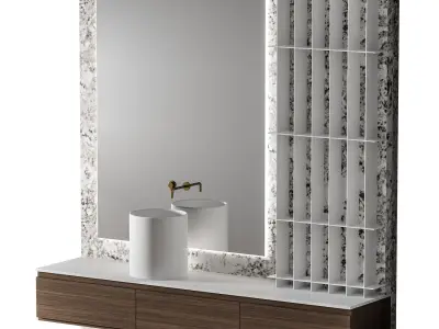 Luxury Bathroom 158 3D model