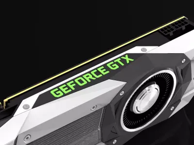 Nvidia gtx1080ti 3D model