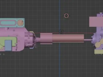 Transmission  and  Brakes panzer ii 3D model