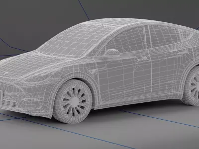 Tesla Y 2023 3D model