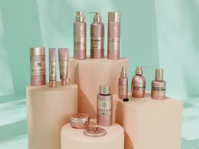 luxury cosmetics 3D model