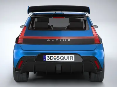 Renault Alpine R5 2025 3D model