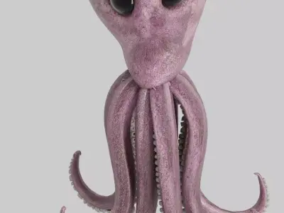 Octopus  Low-poly 3D model