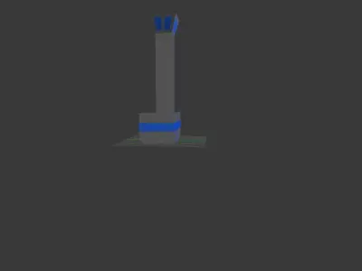 Airport Control Tower 3D model order