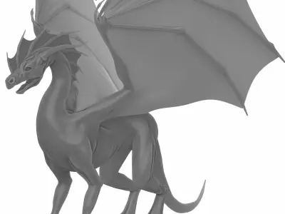 dragon3d dragon Low-poly 3D model