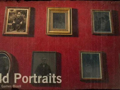 Old Portraits Pack 01 Low-poly 3D model