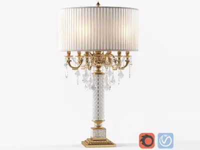 Table lamp Zanaboni 3D model