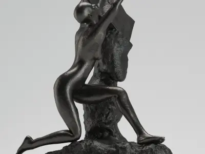 Auguste Rodin Orpheus 3D model